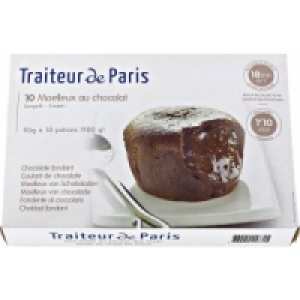 Traiteur de Paris Moelleux au chocolat/Chocolate fondant 8.29&nbsp;&euro;