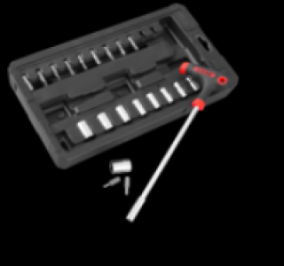 PUREWORK T-Griff-Steckschl&uuml;ssel und Bit-Satz