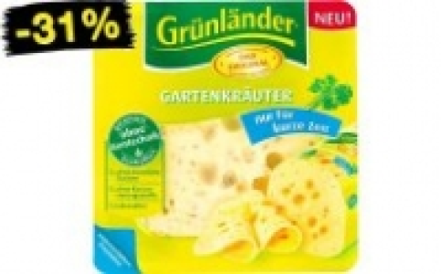 Gr&uuml;nl&auml;nder K&auml;se-Scheiben oder -W&uuml;rfel 1.36&nbsp;&euro;