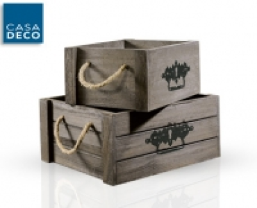 CASA DECO®Dekorative Holzkisten