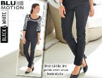 Blue Motion Stretchhose black & white