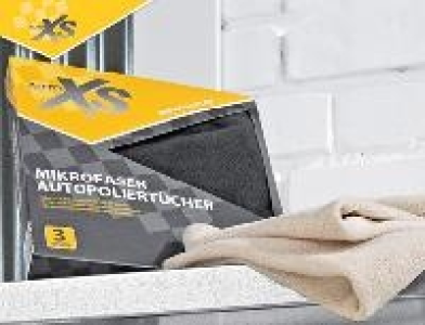 Auto Xs Mikrofaser-Autopoliert&uuml;cher, 3 St&uuml;ck