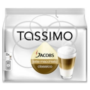 Tassimo Jacobs Caffé Crema Classico oder Latte Macchiato Classico 3.99 €