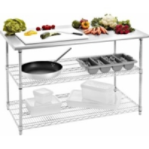 Arbeitstisch, 2 Gitterb&ouml;den 129.99&nbsp;&euro;