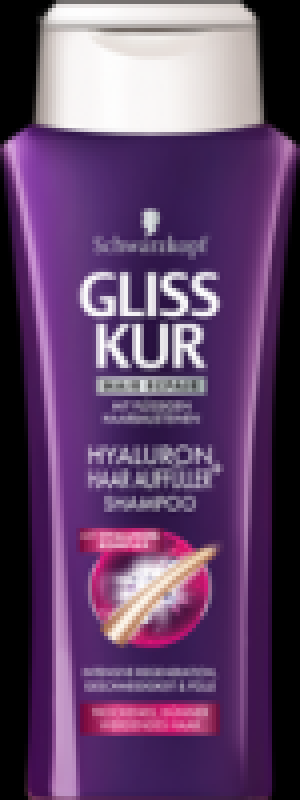 Gliss Kur Hyaluron + Haar Auffüller Shampoo, 250ml