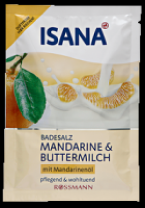 Isana Badesalz Mandarine < Buttermilch