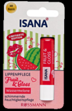 Isana Lippenpflege Fruit < Gloss Wassermelone