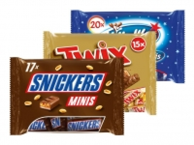 Snickers/ Twix/ Milky Way/ Mars/ Bounty Minis 1.99&nbsp;&euro;
