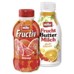 Müller Drink Fructiv oder Fruchtbuttermilch 0.69 €