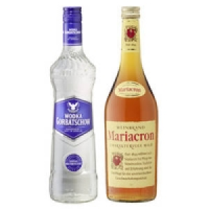 Wodka Gorbatschow, Citron oder Mariacron Weinbrand 6.49&nbsp;&euro;