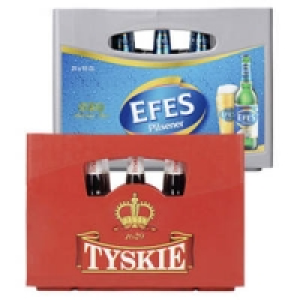 Efes Pilsener oder Tyskie 11.99 €