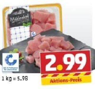 MÜHLENHOF Frisches Puten-Gulasch 2.99 €