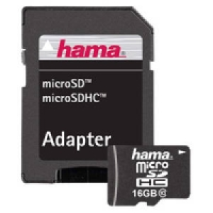 Highspeed microSDHC-Karte 16 GB mit Adapter 9.99 €