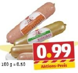 WILTMANN Zwiebelwurst oder Delikatess Leberwurst