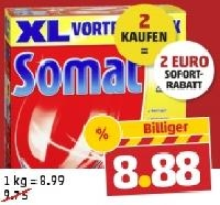 SOMAT 7 Geschirrsp&uuml;lmaschinen-Tabs 8.88&nbsp;&euro;