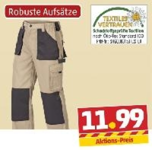PUREWORK Schreiner-Arbeitsbund- oder Arbeitslatzhose
