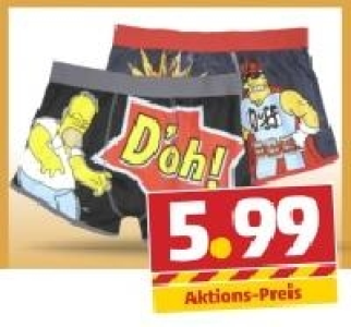 Herren-, Jungen-Shorts Simpsons