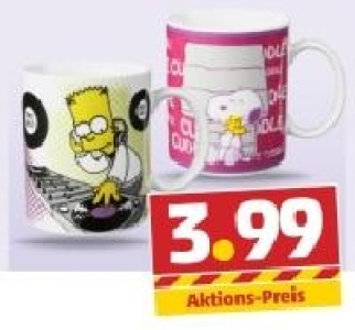 Tasse BART SIMPSON oder SNOOPY