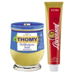 Thomy Senf, Kühne Senf oder Löwensenf 0.89 €