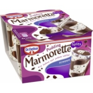 Dr. Oetker Marmorette Dessert mit Sahne/Paula Pudding 1.09&nbsp;&euro;
