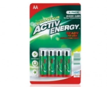 ACTIV ENERGY®NiMH-Akkus Ready to use 3.99 €