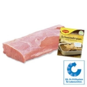 Frischer Schweinerücken/Schweinelachs 4.88 €