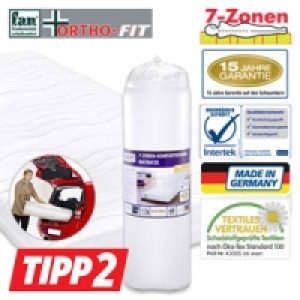 7-Zonen-Komfortschaum-Matratze 59.95 €