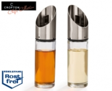 CROFTON®Chefs Collection Essig- und Öl-Set oder Zucker- und Sahne-Set