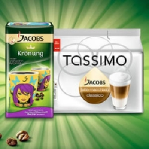 Tassimo Jacobs Caffé Crema Classico oder Latte Macchiato Classico 3.99 €