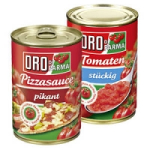 Oro di Parma Tomaten, stückig, passiert oder Pizzasauce 0.99 €
