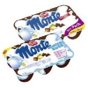 Zott Monte Milch-Dessert + Schoko 0.99 €