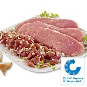 Frische Schweineschnitzel, natur oder Schweinegeschnetzeltes 3.99&nbsp;&euro;