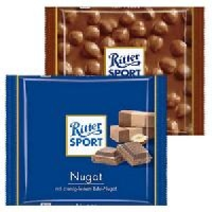 Ritter Sport Schokolade oder Bio-Schokolade 0.69&nbsp;&euro;