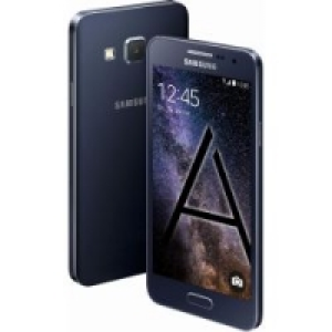 Samsung Smartphones Samsung GALAXY A3 A300F midnight black Android Smartphone schwarz