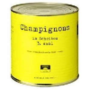 Champignons in Scheiben, 3. Wahl 3.49&nbsp;&euro;