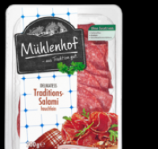 M&Uuml;HLENHOF Traditions- oder Baguette-Salami 1.69&nbsp;&euro;