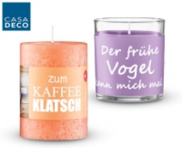CASA DECO&reg;Motto-Geschenkkerze