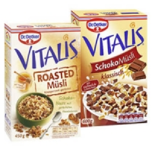 Dr. Oetker Vitalis Schoko oder Roasted Schoko-Nuss-M&uuml;sli 2.22&nbsp;&euro;