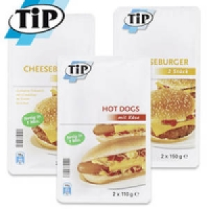 Hot Dogs oder Cheeseburger 1.49 €