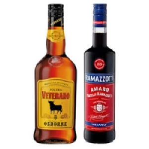 Osborne Veterano, 103, Ramazzotti oder Aperitivo Rosato 8.88&nbsp;&euro;