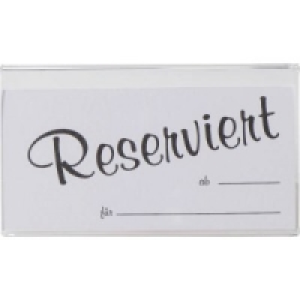 Aufsteller Reserviert