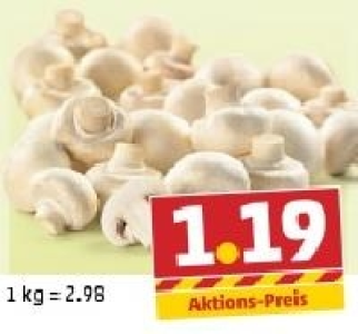 Weiße Champignons 1.19 €