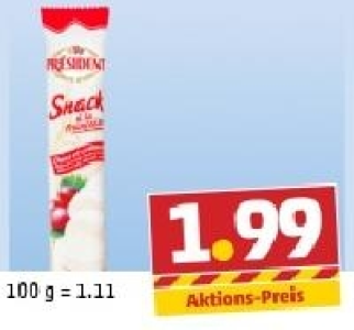 PRÉSIDENT Käse-Snack 1.99 €