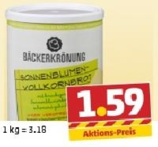 B&Auml;CKERKR&Ouml;NUNG Dosenbrot 1.59&nbsp;&euro;