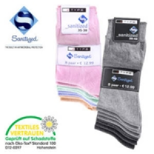 Damen- oder Herren Socken Sanitized 9.99 €