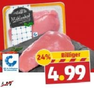 M&Uuml;HLENHOF Frisches Puten-Brustfilet 4.99&nbsp;&euro;
