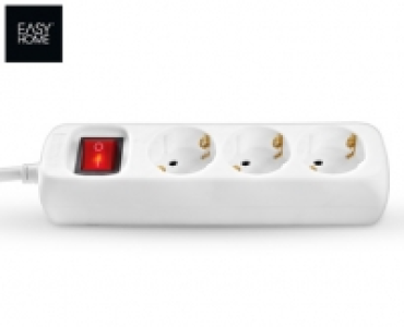 EASY HOME®Steckdosenleiste, 3-fach