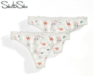 SKIN TO SKIN®Romantische Slips, 2 Stück