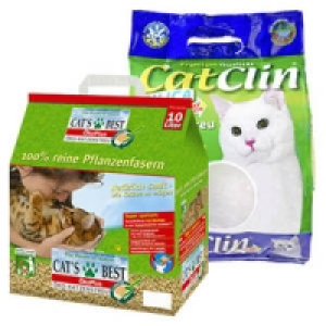 Cats Best &Ouml;ko Plus Katzenstreu oder CatClin Katzenstreu 5.99&nbsp;&euro;