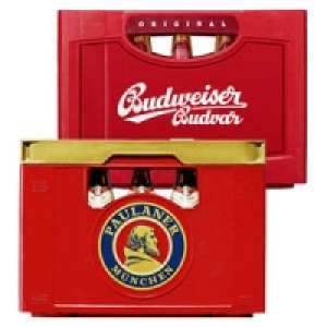 Paulaner Weissbier, Alkoholfrei oder Budweiser 13.99 €